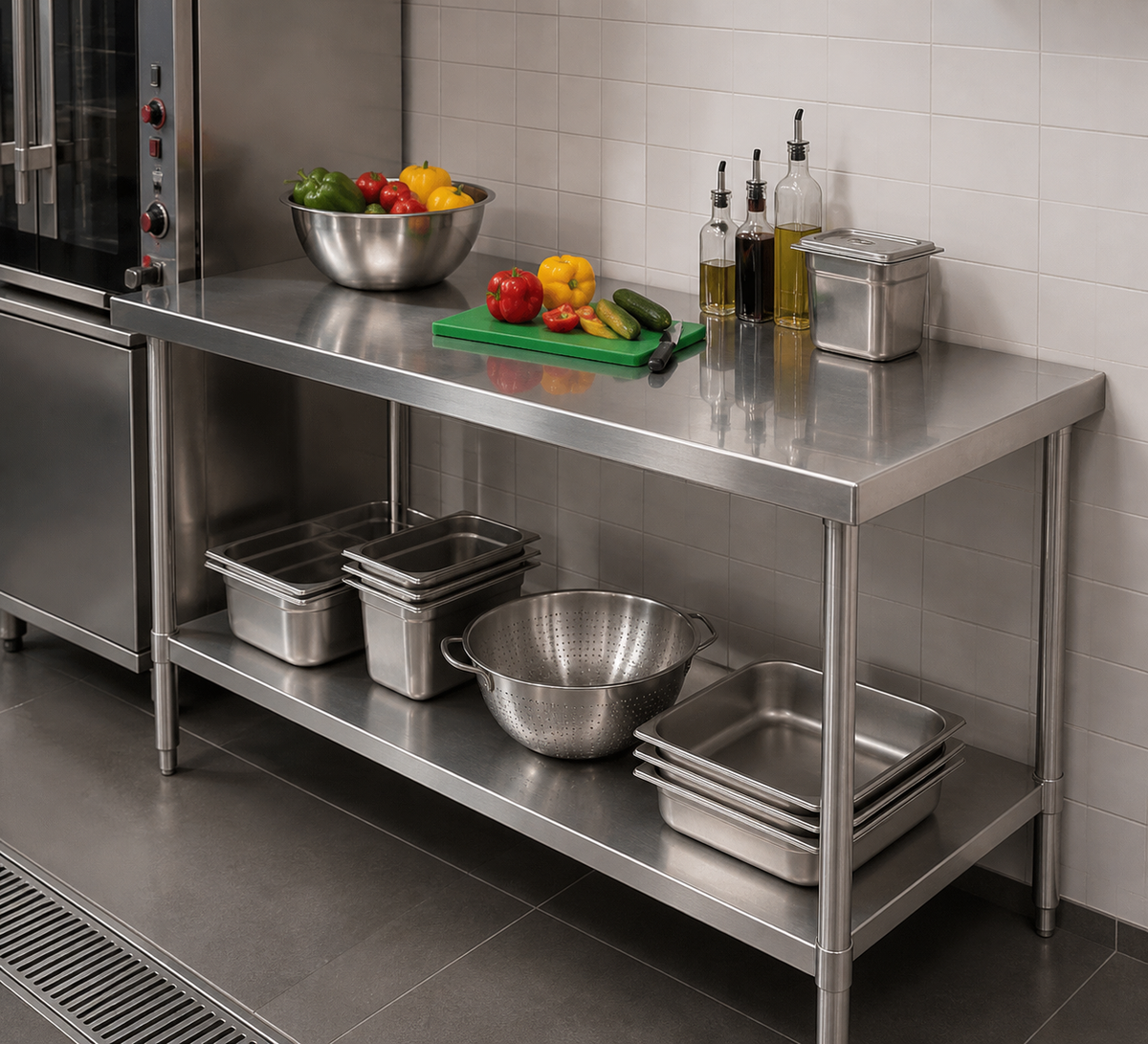 Stainless Steel Kitchen Working Table