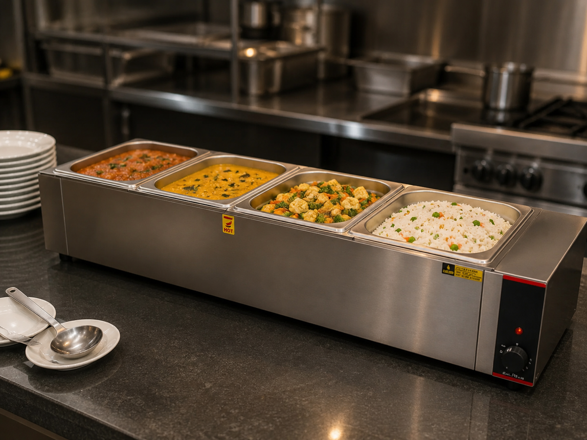 4 Pan Electric Bain Marie