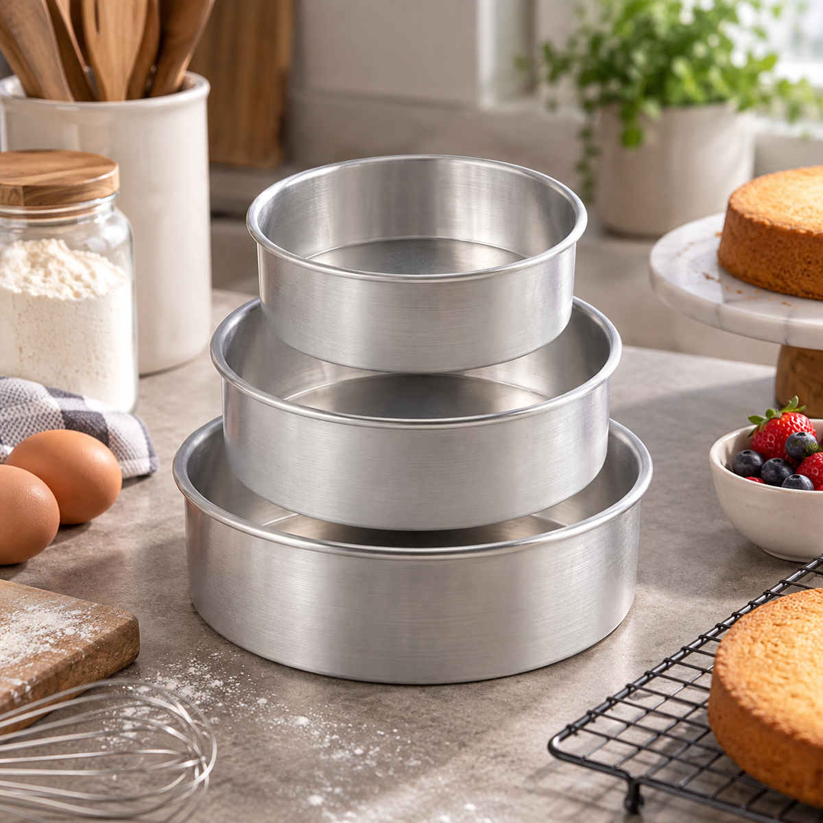 Aluminium Round Cake Mould