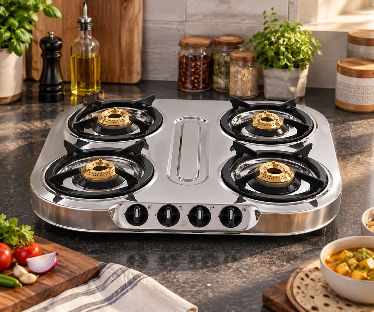 Gas Stove-Steel
