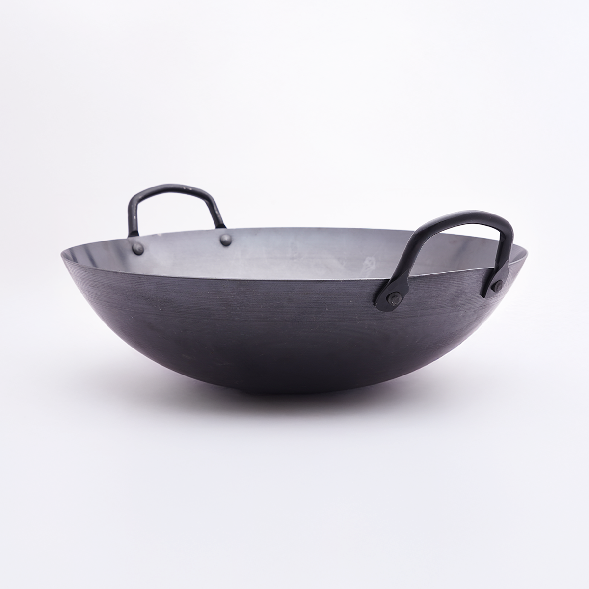 Traditional Stainless Steel Kadhai With Handle for Heavy Duty Kitchen