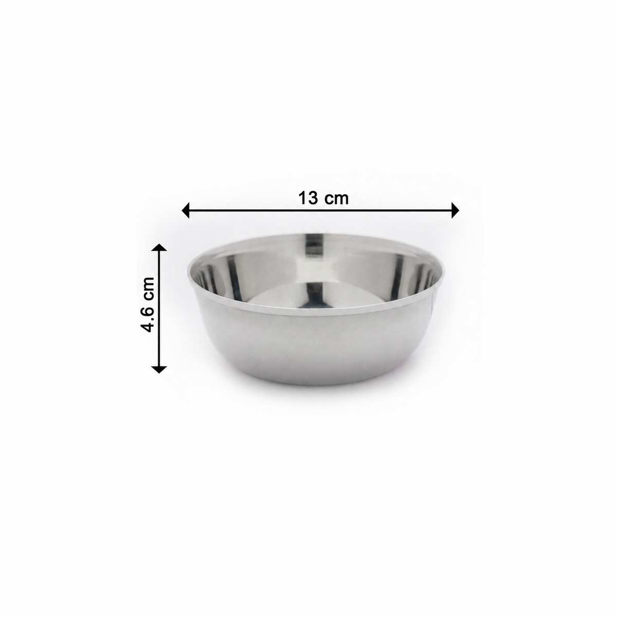 Cook N Serve Stainless Steel Mirror Finish Mukta Bati for serving(Set of 6)