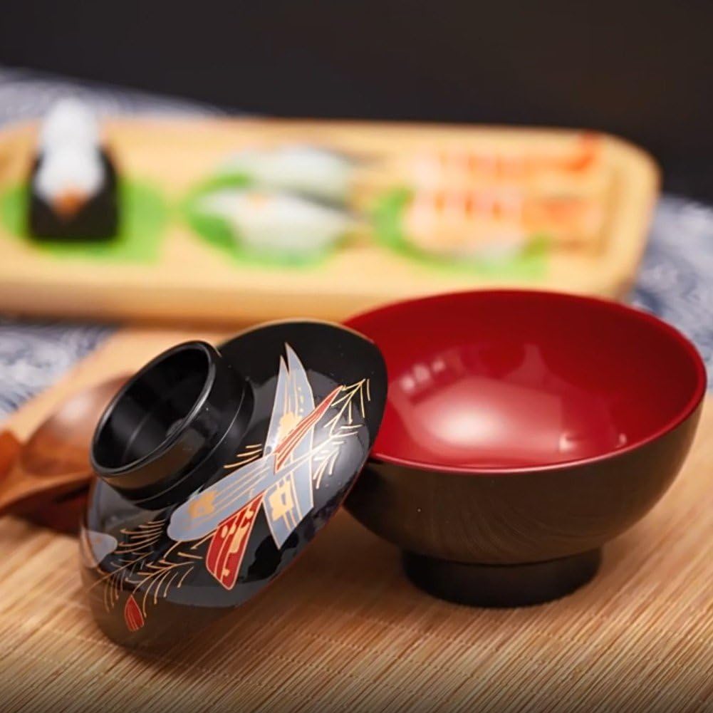 Rice Bowl With Lid (Melamine)
