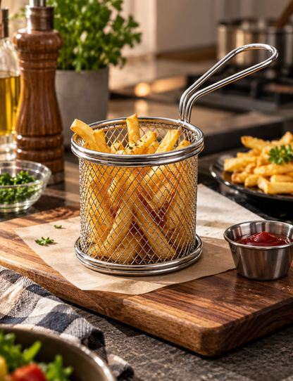Serving Basket Steel