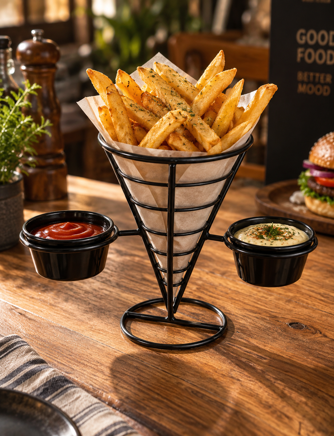 Serving Cone Basket