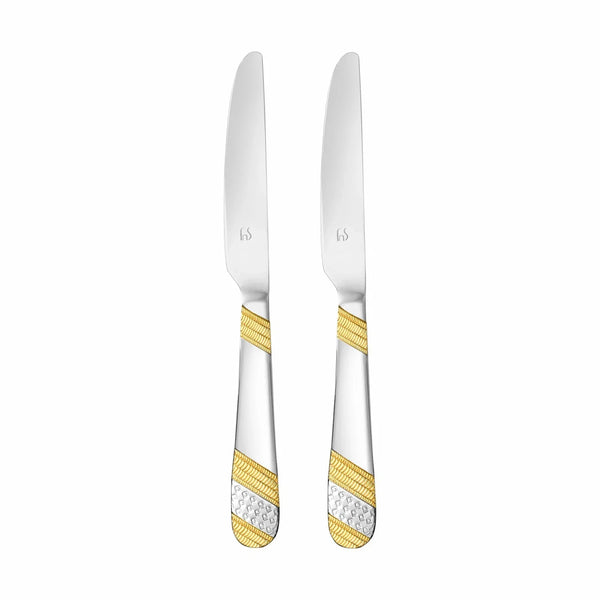 Gold Plated Dinner Knife