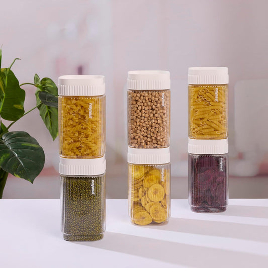 Nayasa Refresh Container 1150 ml BPA Free,Food Grade,Airtight Kitchen Storage Stackable Containers