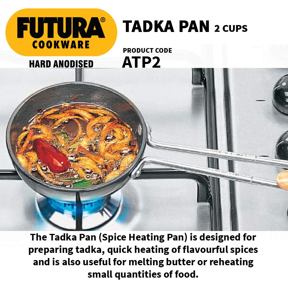 Hard Anodised Tadka Pan (Spice Heating Pan)