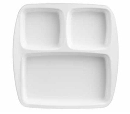 Three Part Square Plate