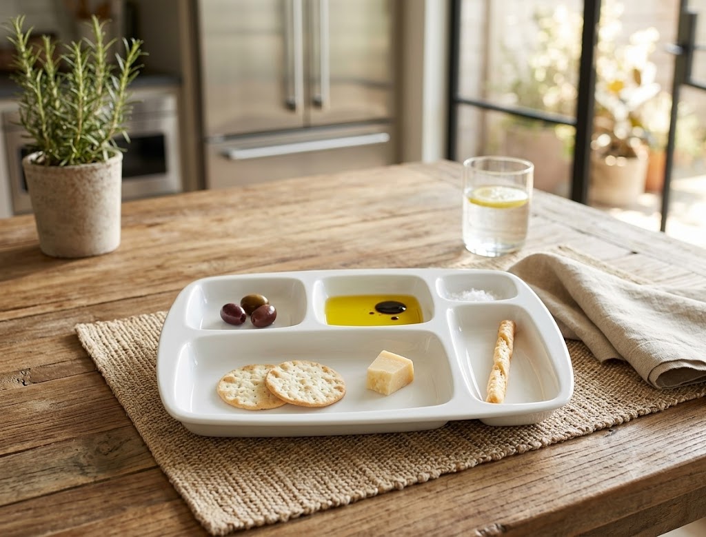 Five Part Rectangular Plate