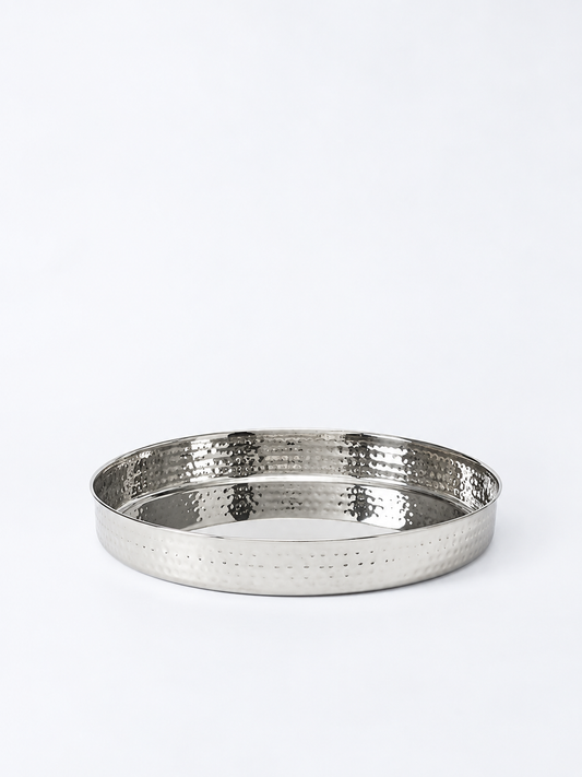 Steel Hammered Platter