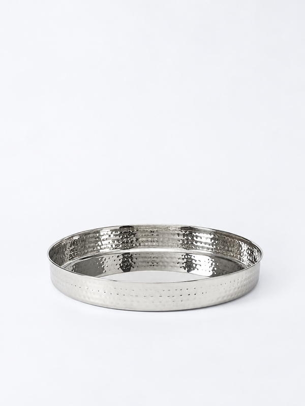 Steel Hammered Platter