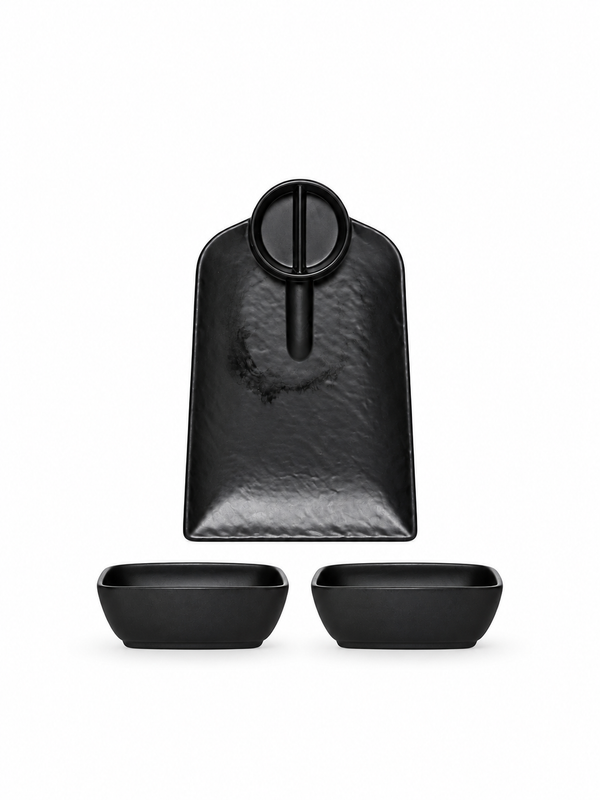Spade Platter With Bowl