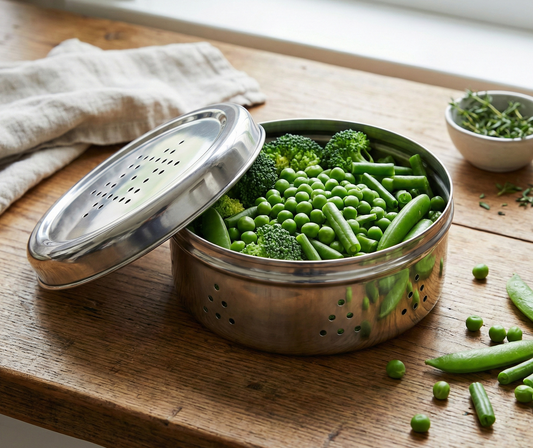 Sprout Maker Box Stainless Steel Hole Dabba For Sprout