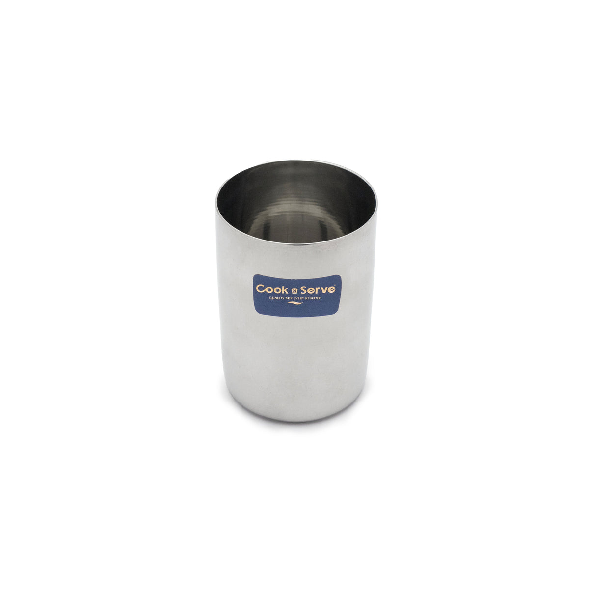 Cook N Serve Stainless Steel Mirror Finish Amrapali Glass for serving Juice/Water(Set of 6)