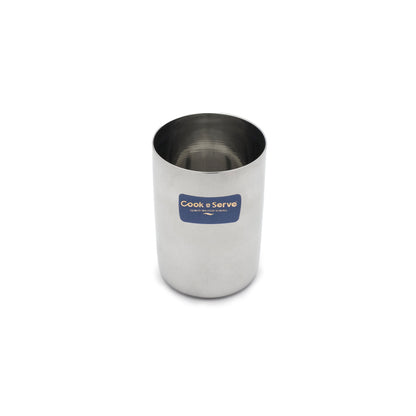 Cook N Serve Stainless Steel Mirror Finish Amrapali Glass for serving Juice/Water(Set of 6)