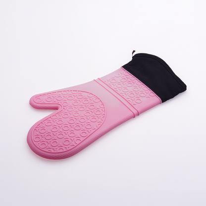 Ultra Heat Resistant Oven Mitt with Thick Cotton Liner-extra Long Slip Resistant Pot Holders
