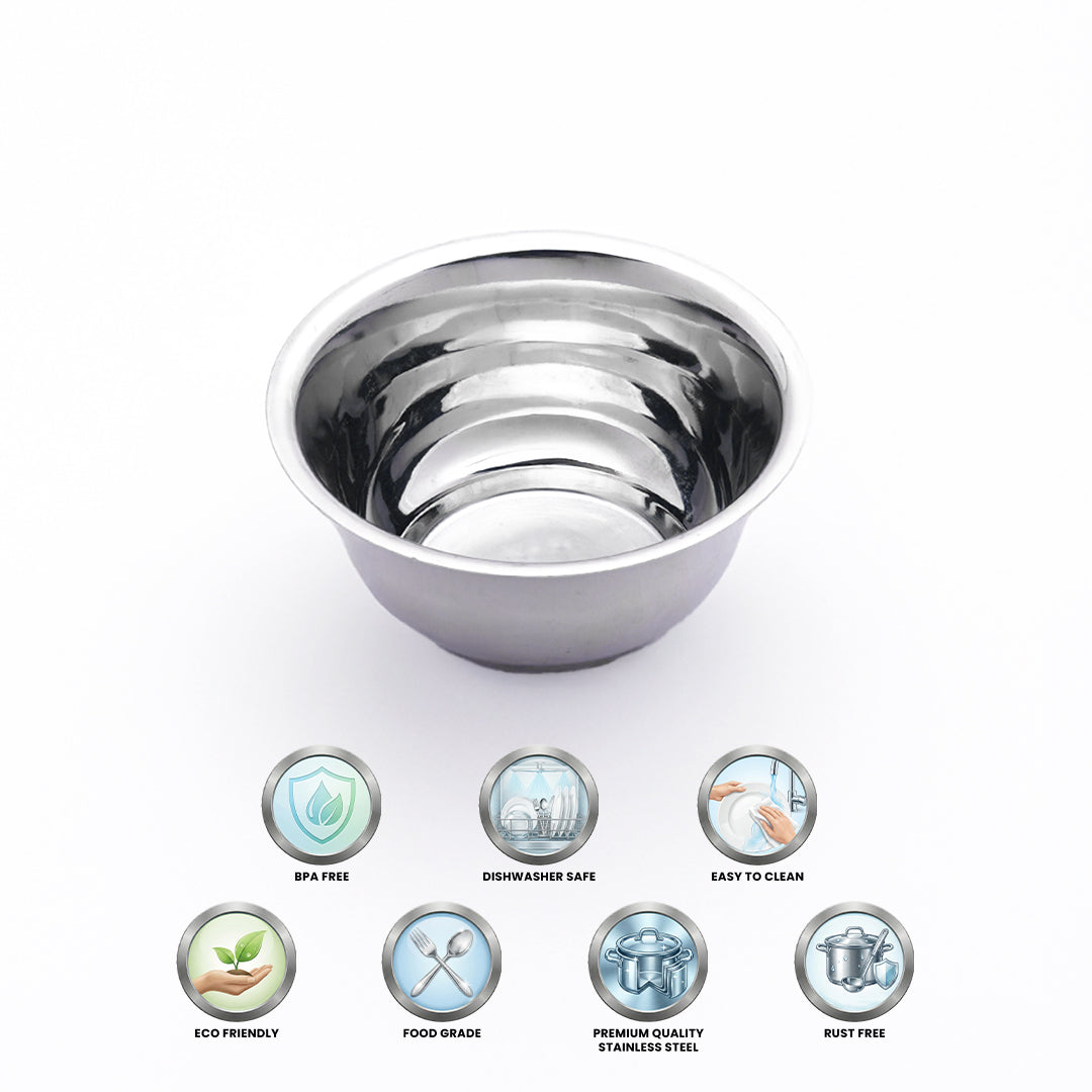 Stainless Steel Unique Design Bowl/Katori/Vati for serving  (Set of 6)