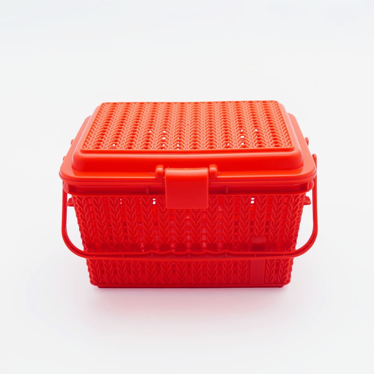 Picnic Basket Small with Lid and Handle, Ideal for Food Storage while travelling