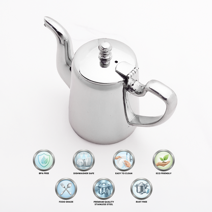 Stainless Steel Coffee/Tea Serving Pot for Dining Table