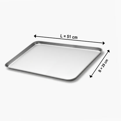Stainless Steel Tray for serving cakes, sweets & snacks