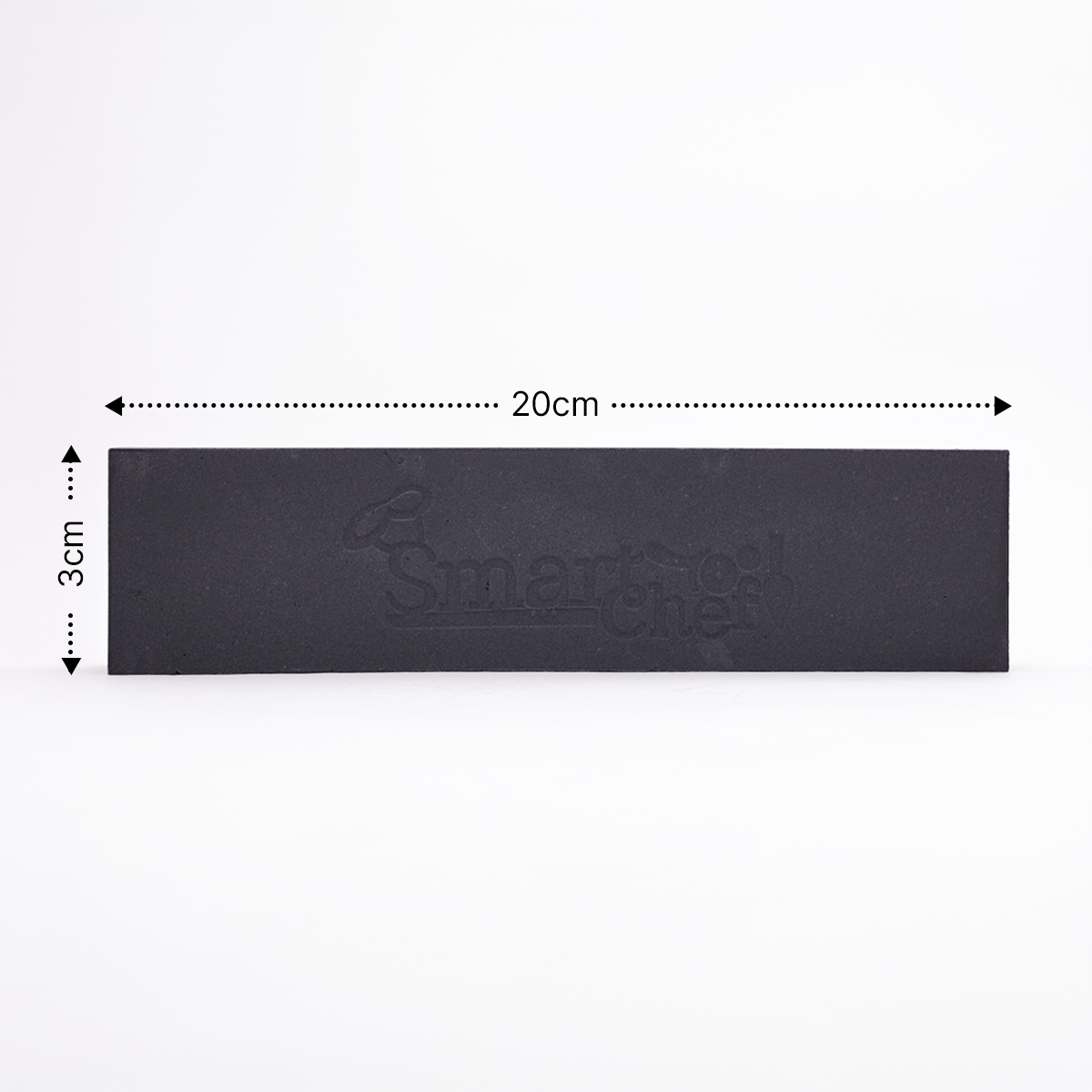 SmartChef Knife Sharpening Stone, Double-Sided Silicon Carbide, German Technology, with Non-Slip Base for Kitchen Knives