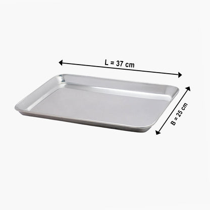 Stainless Steel Tray for serving cakes, sweets & snacks