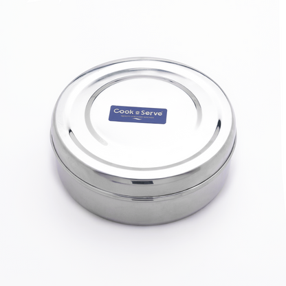 Stainless Steel Spice Box Set of 7 pieces Vati & a Spoon for storing varieties of Masala