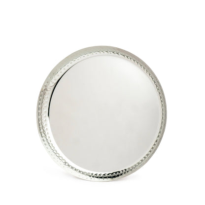 Stainless Steel Hammered Texture for Lunch/Dinner (Set of 6)