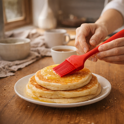 Silicone Basting Pastry Brush-Heat Resistant BBQ  Grill Barbecue Oil Brush for Cooking, Baking, and  Grilling
