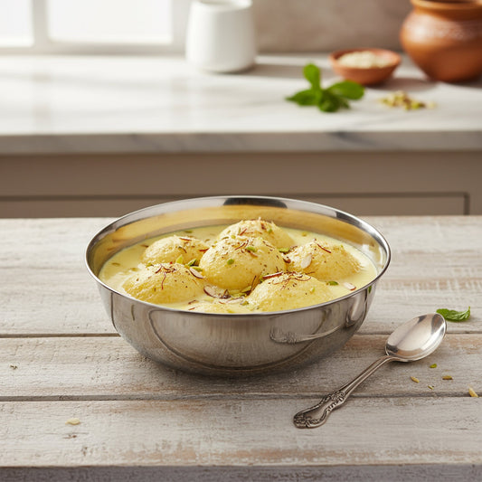Cook N Serve Stainless Steel Rasmalai Bowl(Set of 6)